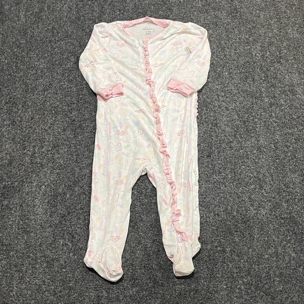 Milkberry bamboo sleeper EUC 6-9m